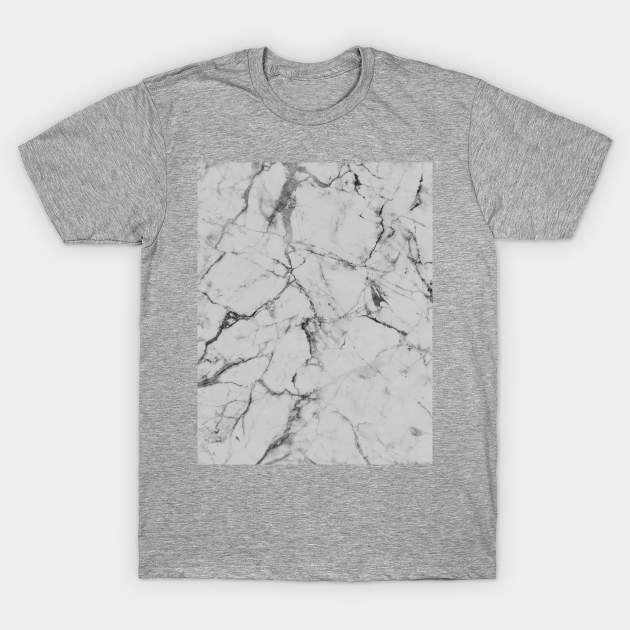 White Marble Marble TShirt TeePublic